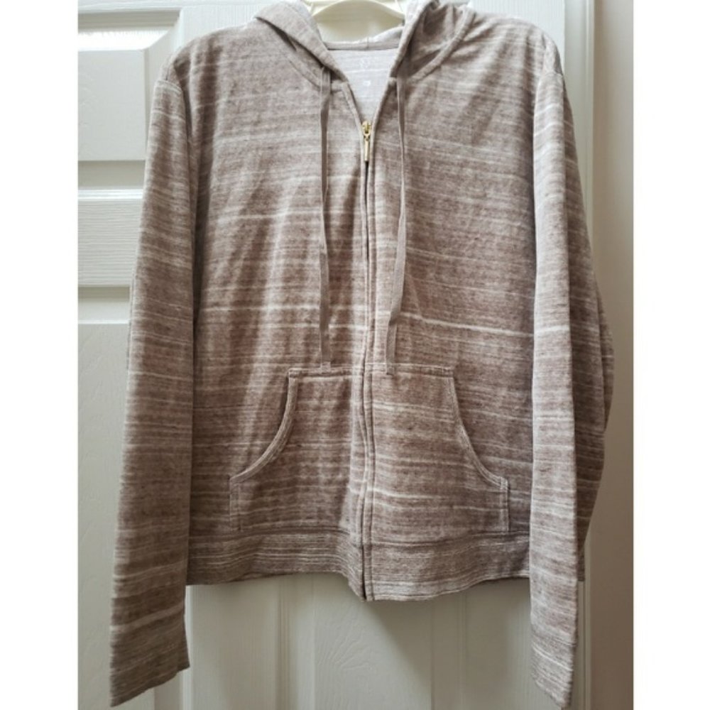 New York & Company Striped Hoodie